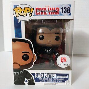 Pop! Captain America Civil War - Black Panther Unmasked (Walgreens Exc) #138
